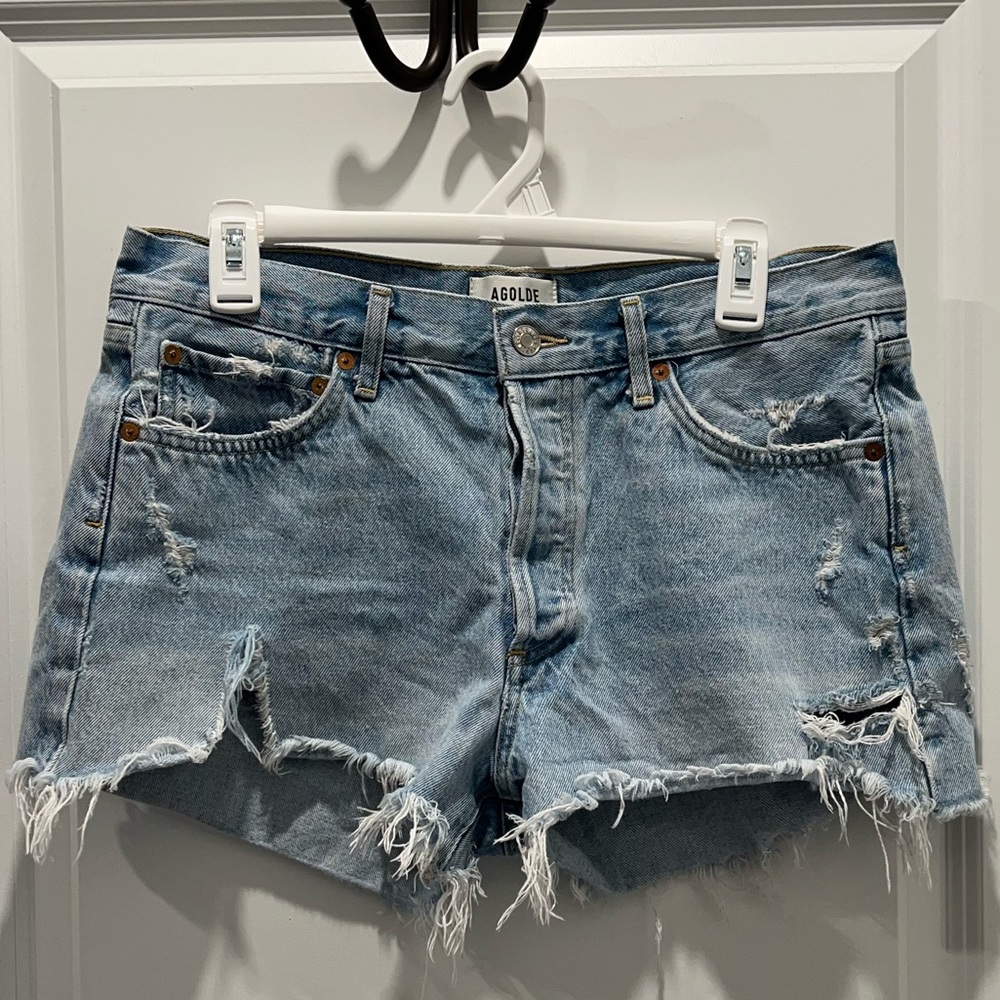 AGOLDE Parker Vintage Cutoff Jean Shorts